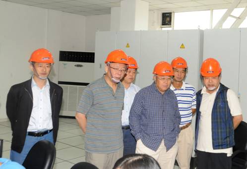 2011年原广西壮族自治区王汉民副主席一行来db电竞动力参观交流